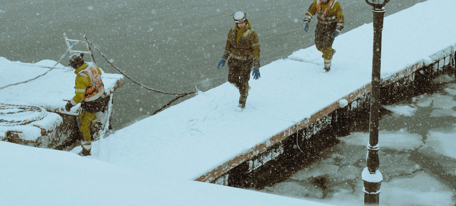 Stockholm sous la neige