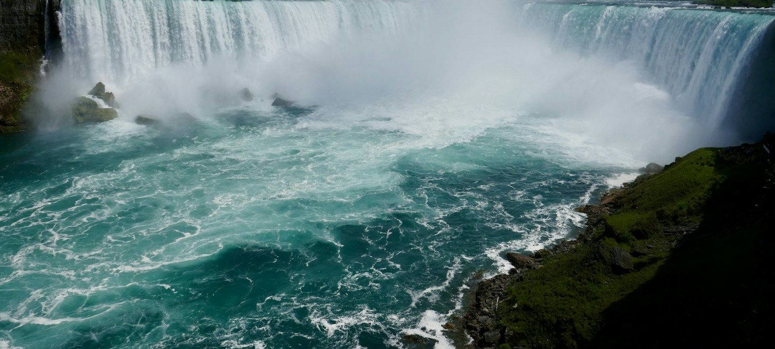 Niagara Falls seen from the shore