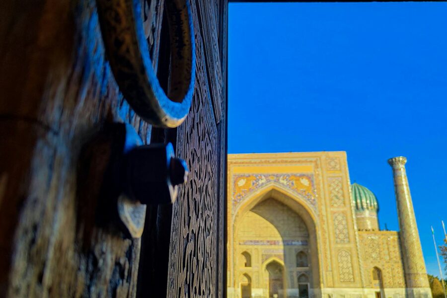 Les médersas de la place du Registan à Samarcande, en Ouzbékistan