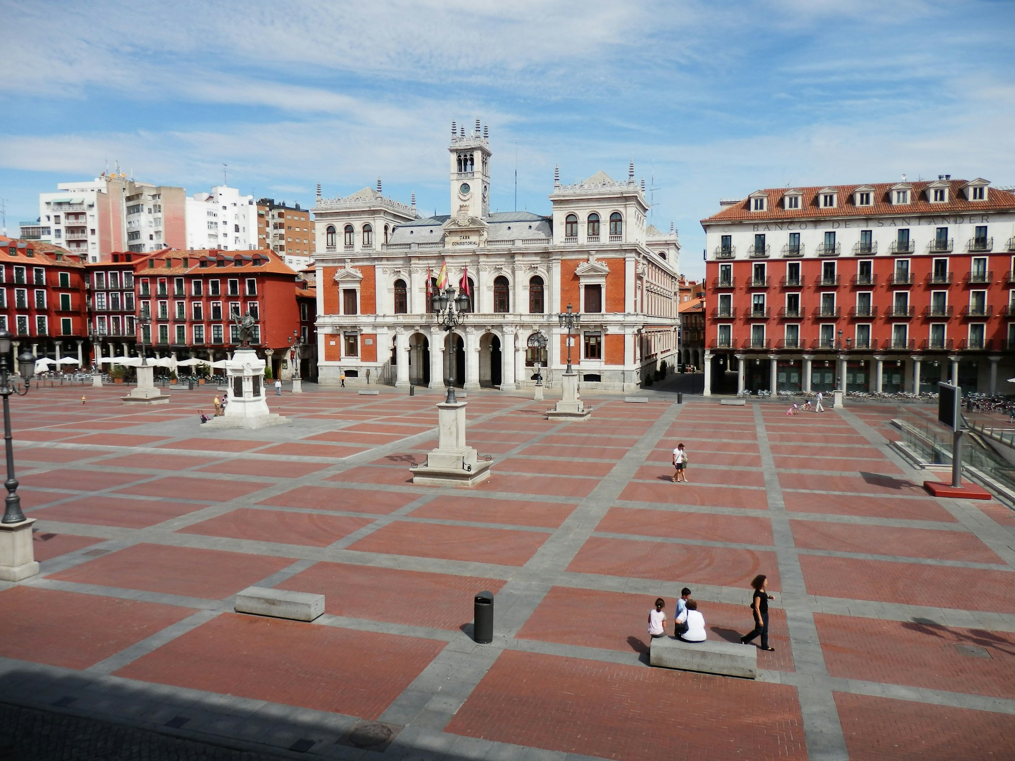 Die Plaza Mayor von Valladolid mit dem Rathaus