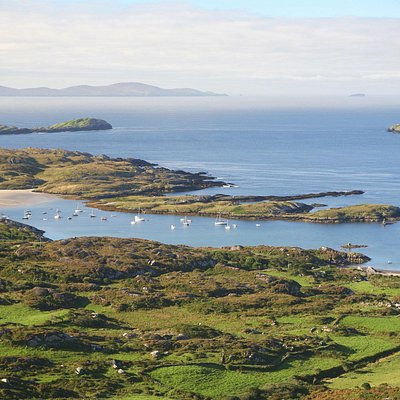 Derrynane coastal scenery on the Ring of Kerry