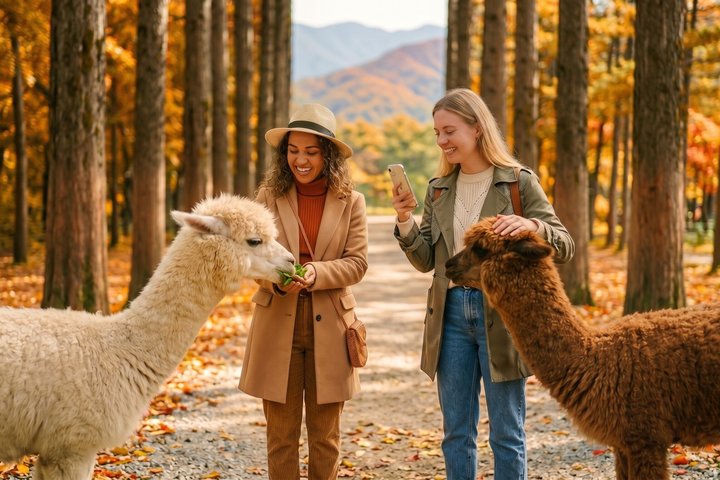 Photo from the Viator listing for the Nami Island and rail bike day tour