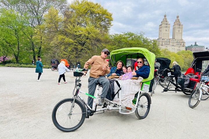 Visuel d'un pedicab à Central Park