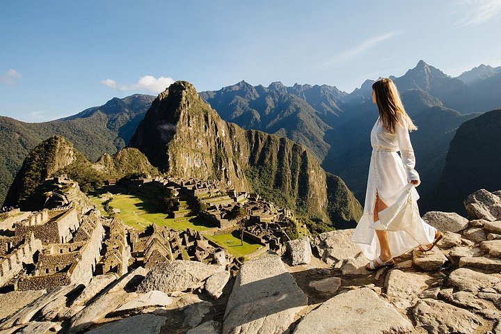Machu Picchu terraces on the most-reviewed day trip from Cusco