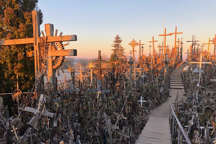 Sunrise over the Hill of Crosses