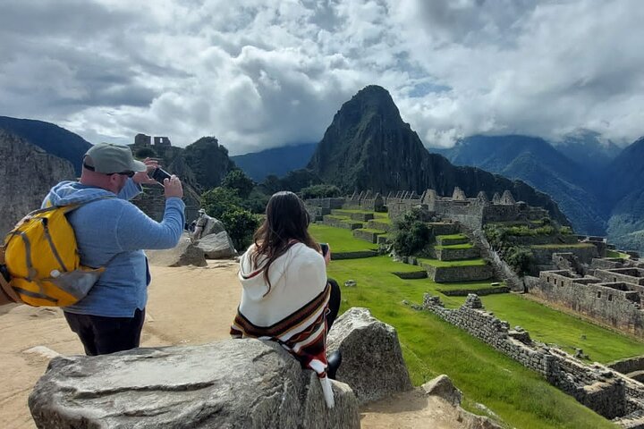 Machu Picchu seen on a one-day train trip from Cusco