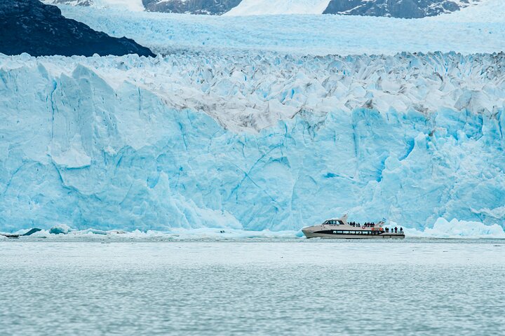 Passerelles face au front du glacier Perito Moreno