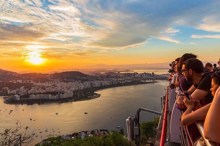 Excursion vers le Christ Rédempteur, l'escalier Selarón et le Pain de Sucre au coucher du soleil