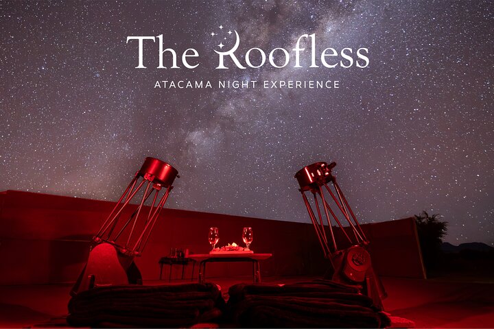 Ciel nocturne observé avec un télescope dans le désert d'Atacama