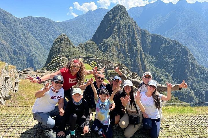 Machu Picchu citadel seen on a private guided day trip from Cusco