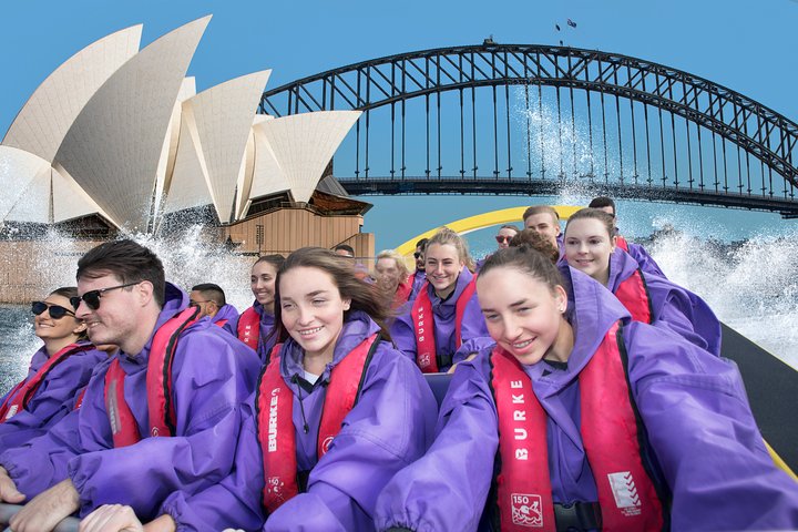 Jet boat sur le port de Sydney