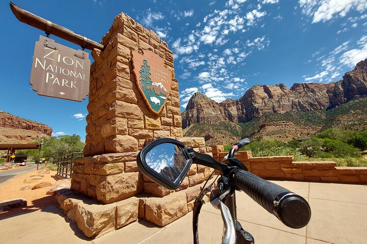 Vélo électrique sur la route de Zion Canyon