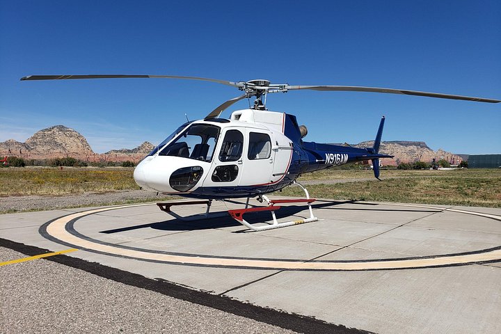 Survol en hélicoptère au-dessus de Sedona