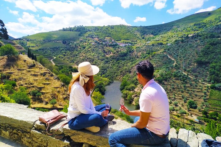 Private boat on the Douro River at golden hour