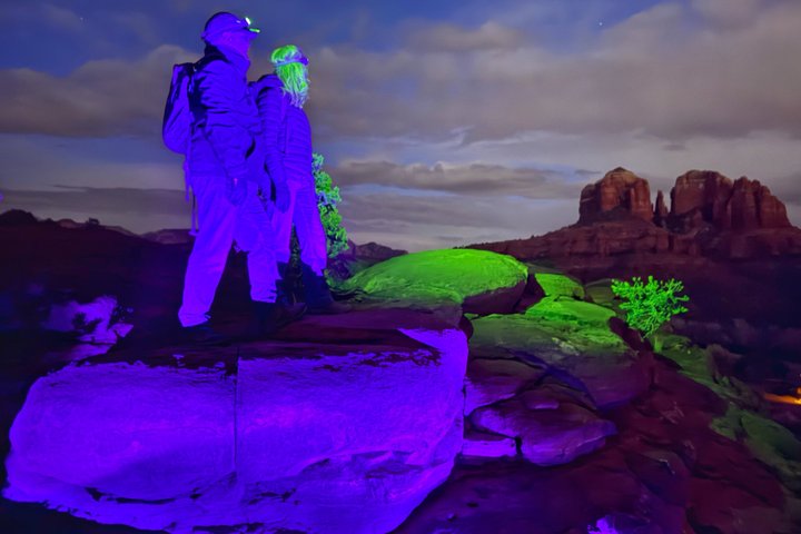 Randonnée nocturne près de Sedona
