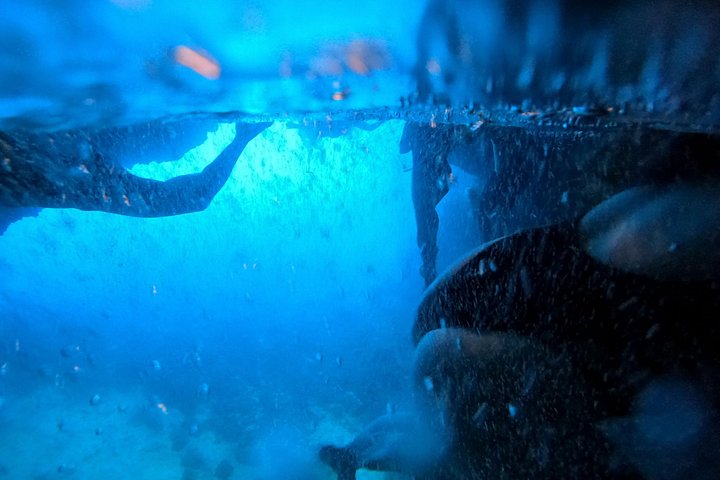 Photo from the Viator listing for the Cavtat Blue Cave and Elaphiti Islands boat tour