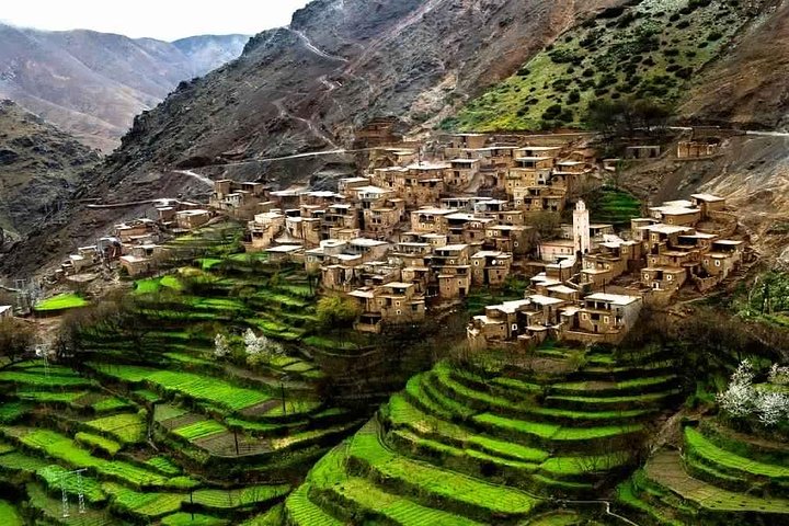 Atlas Mountains landscape on the day trip from Marrakech