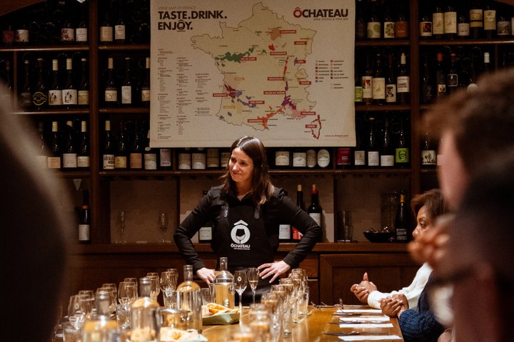 Verkostung französischer Weine mit einem Sommelier