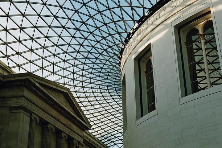 Salle d'exposition du British Museum à Londres