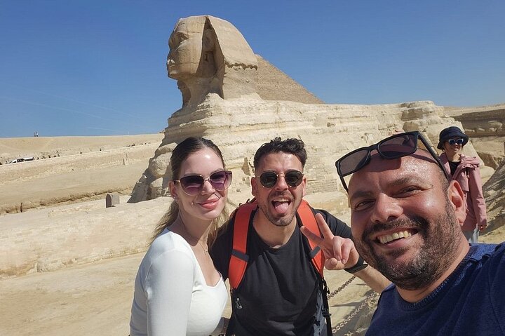 Eingang zu einer Pyramide von Gizeh bei einer privaten VIP-Tour