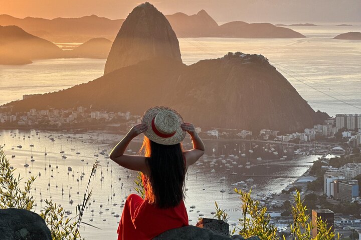 Panorama über Rio de Janeiro vom Aussichtspunkt Dona Marta