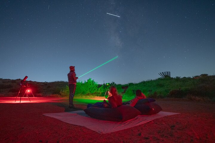 Starry sky over the Joshua Tree desert