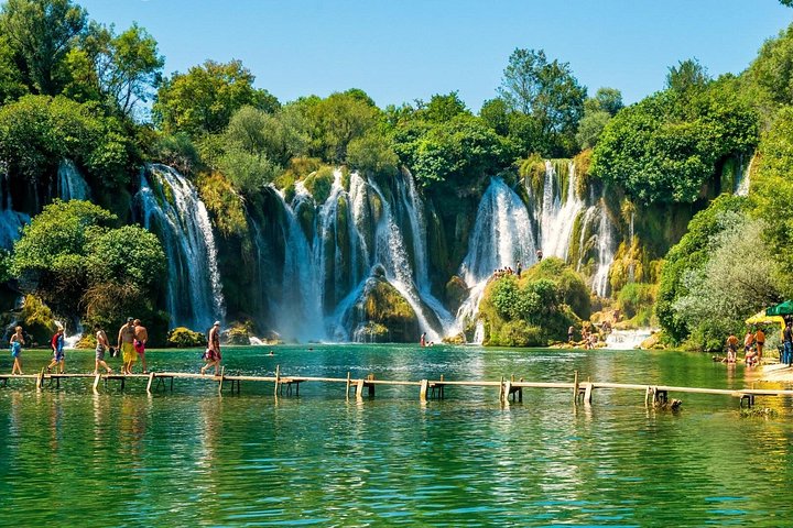 Photo from the Viator listing for the semi-private Mostar and Kravica tour