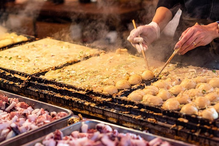 Kushikatsu-Spieße bei der Food-Tour durch Shinsekai und Dotonbori