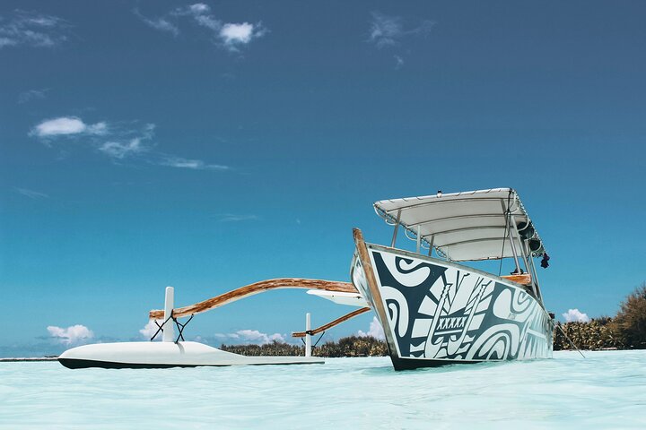 Journée sur le lagon de Bora Bora en groupe, déjeuner sur un motu – Point de rendez-vous indiqué sur le bon de réservation, Bora Bora, Polynésie française (photo 1)