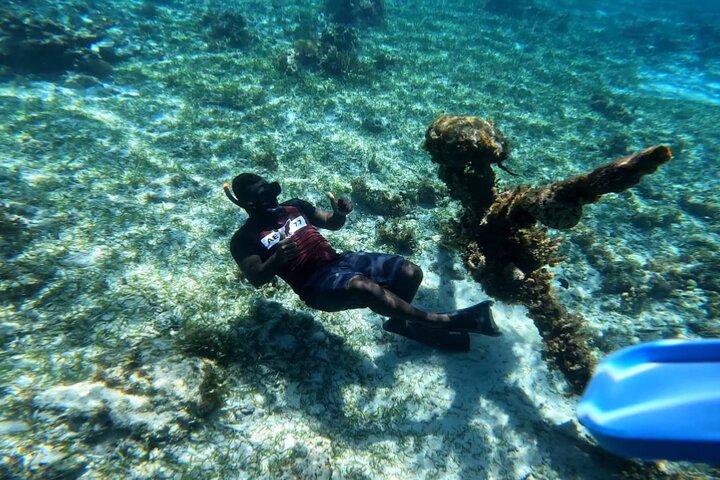 Negril : snorkeling sur les récifs et escale à Booby Cay – Prise en charge à l'hôtel, Negril, Jamaïque (photo 1)