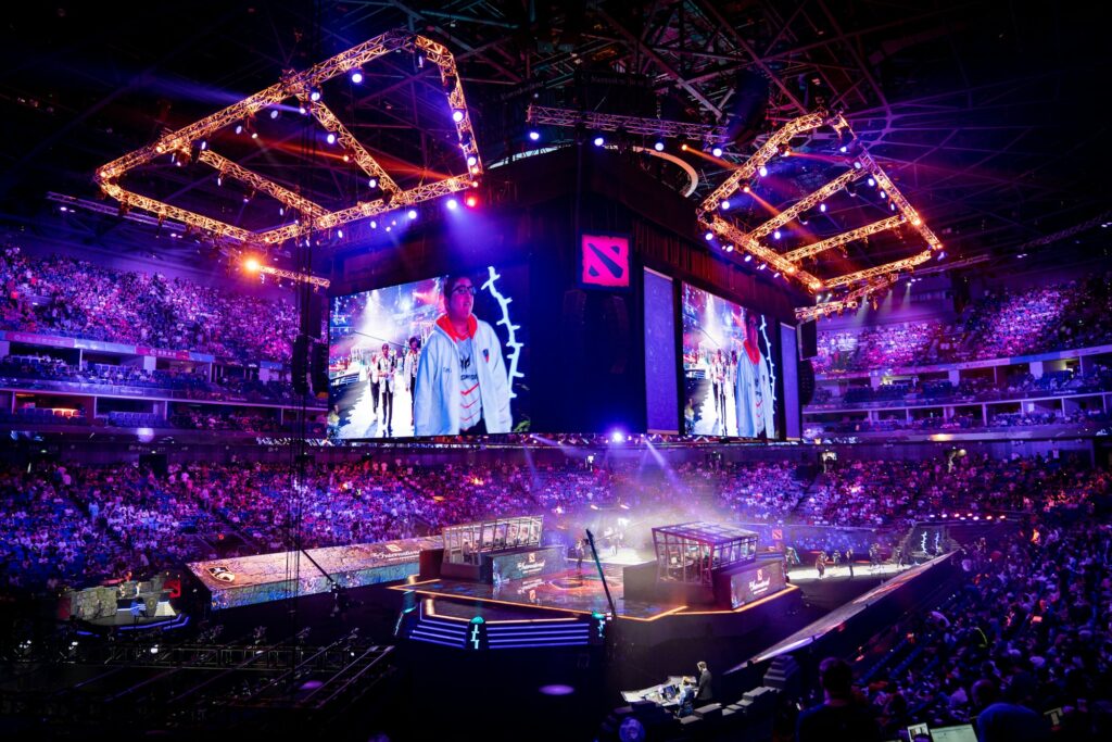 Salle d'esport lors d'un tournoi League of Legends