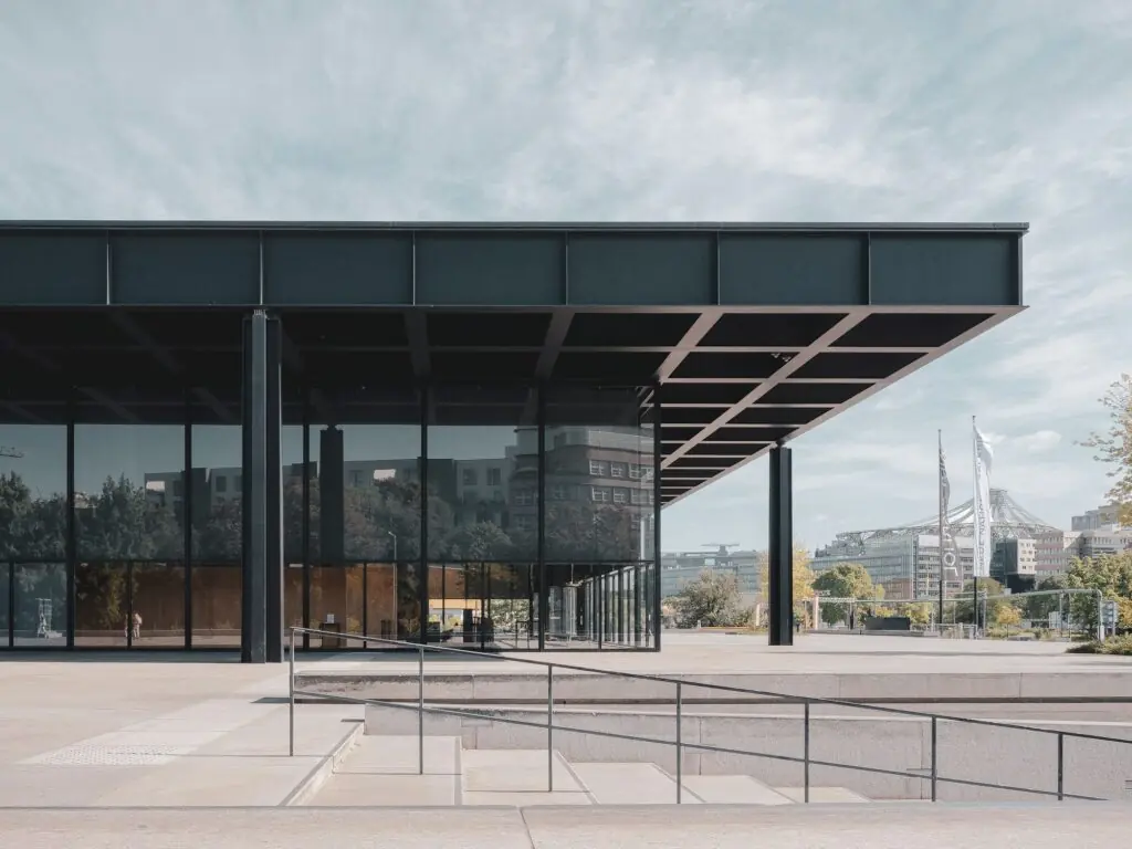 Neue Nationalgalerie de Mies van der Rohe à Berlin pendant la Berlin Art Week